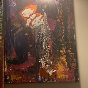 Painting few holes in it six small one